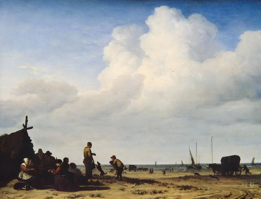 Beach scene