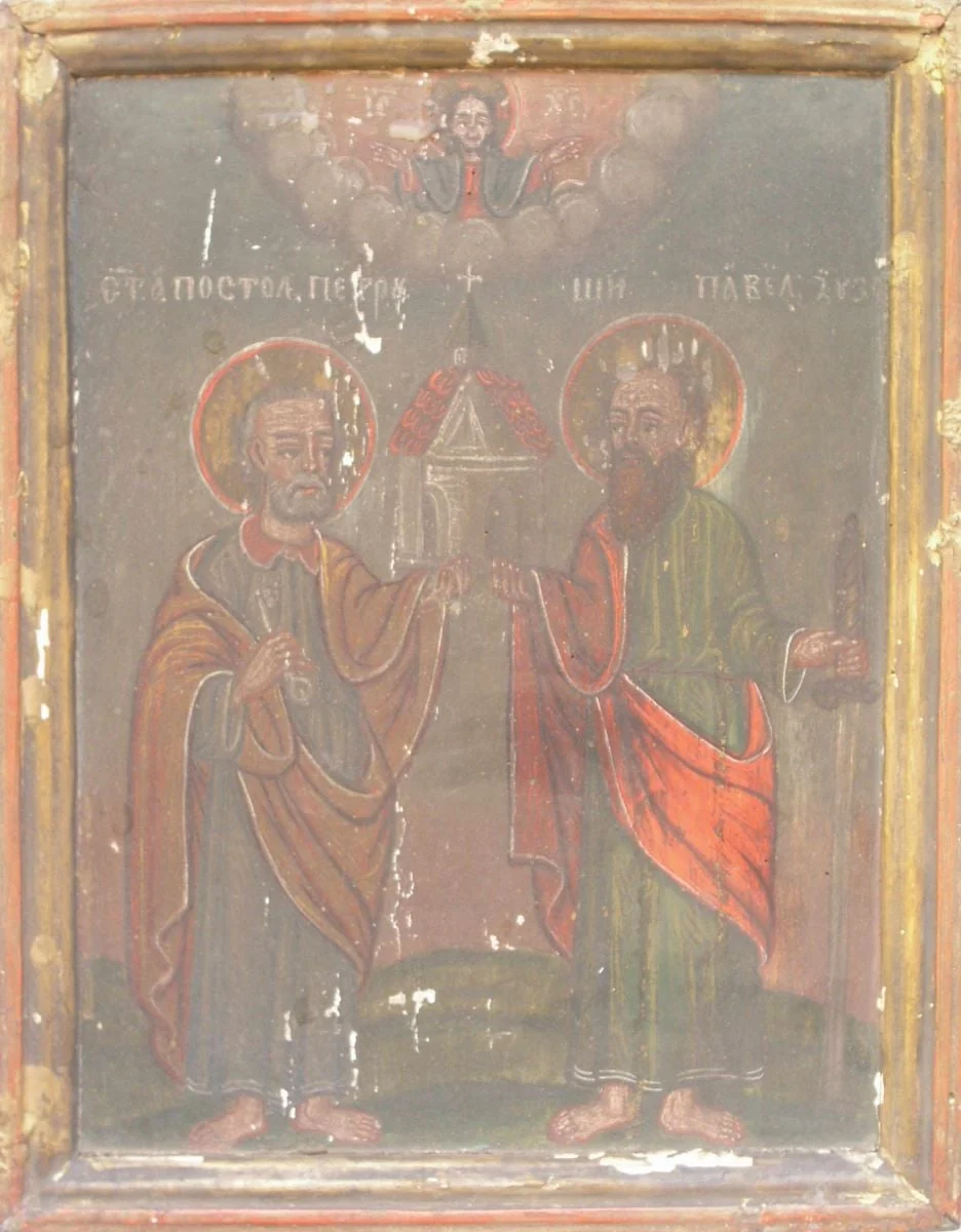 Apostolii Petru și Pavel, by Unknown, 1830
