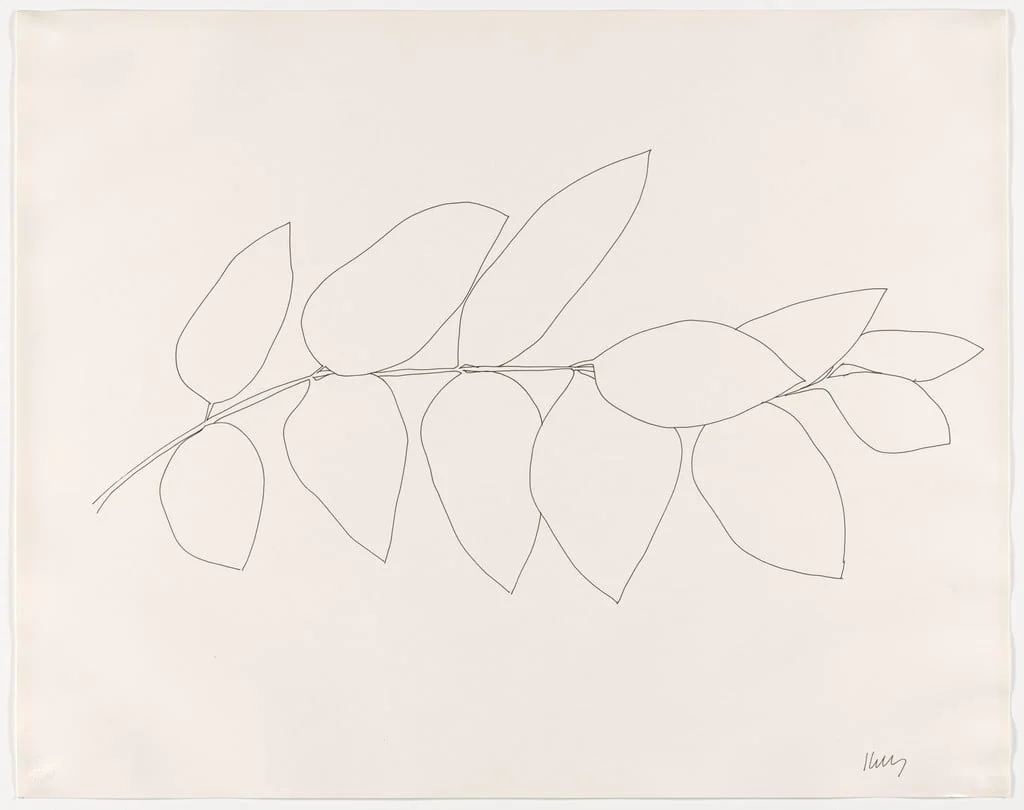 Untitled, by Ellsworth Kelly, ink, 1969
