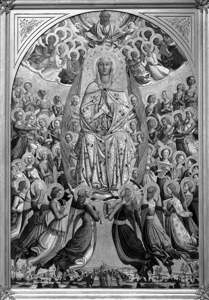 Assumption of Mary with Angel Choirs