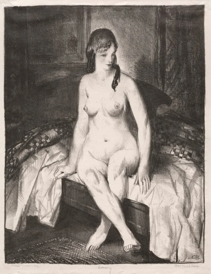 Evening, Nude on a Bed