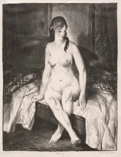Evening, Nude on a Bed