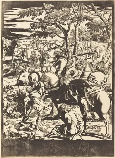 The Crucifixion [right plate]