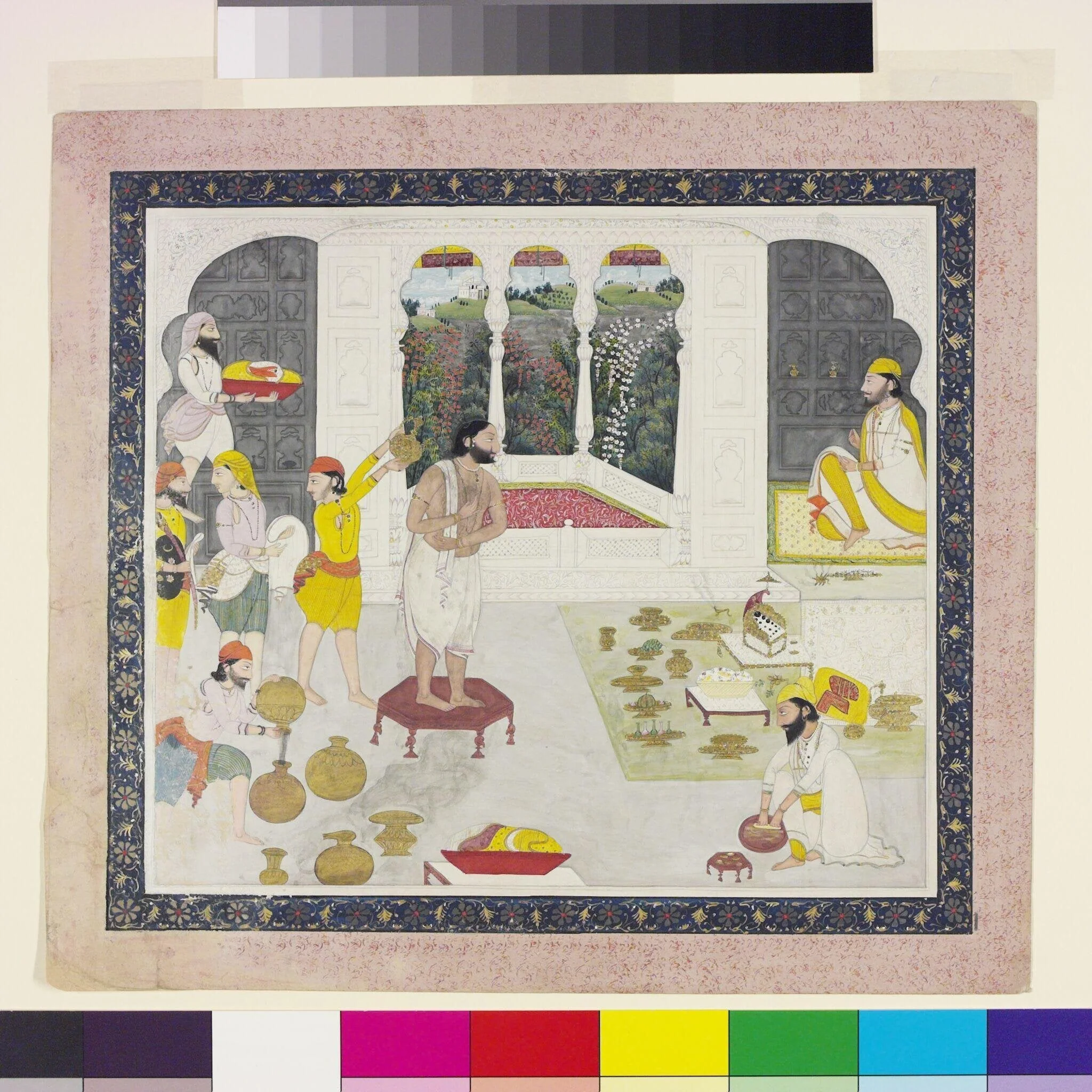Maharaja Gulab Singh, by Unknown, paint, 1835