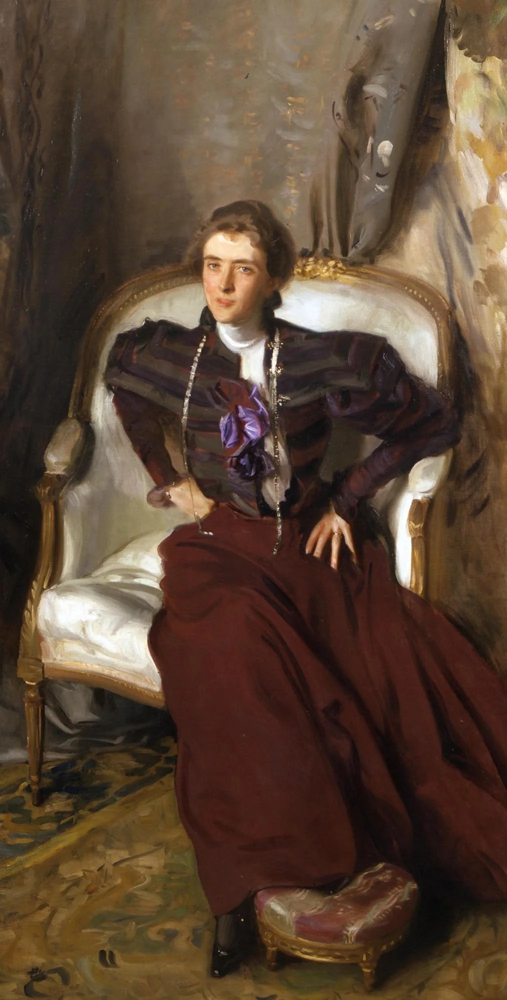 Mrs Charles Thursby (Alice Brisbane), by John Singer Sargent, oil, 1900