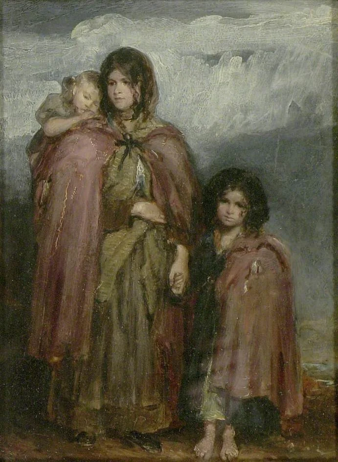 A Peasant Family, by Thomas Faed, oil, 1873