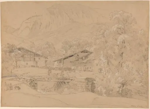 An Alpine Village in Summertime