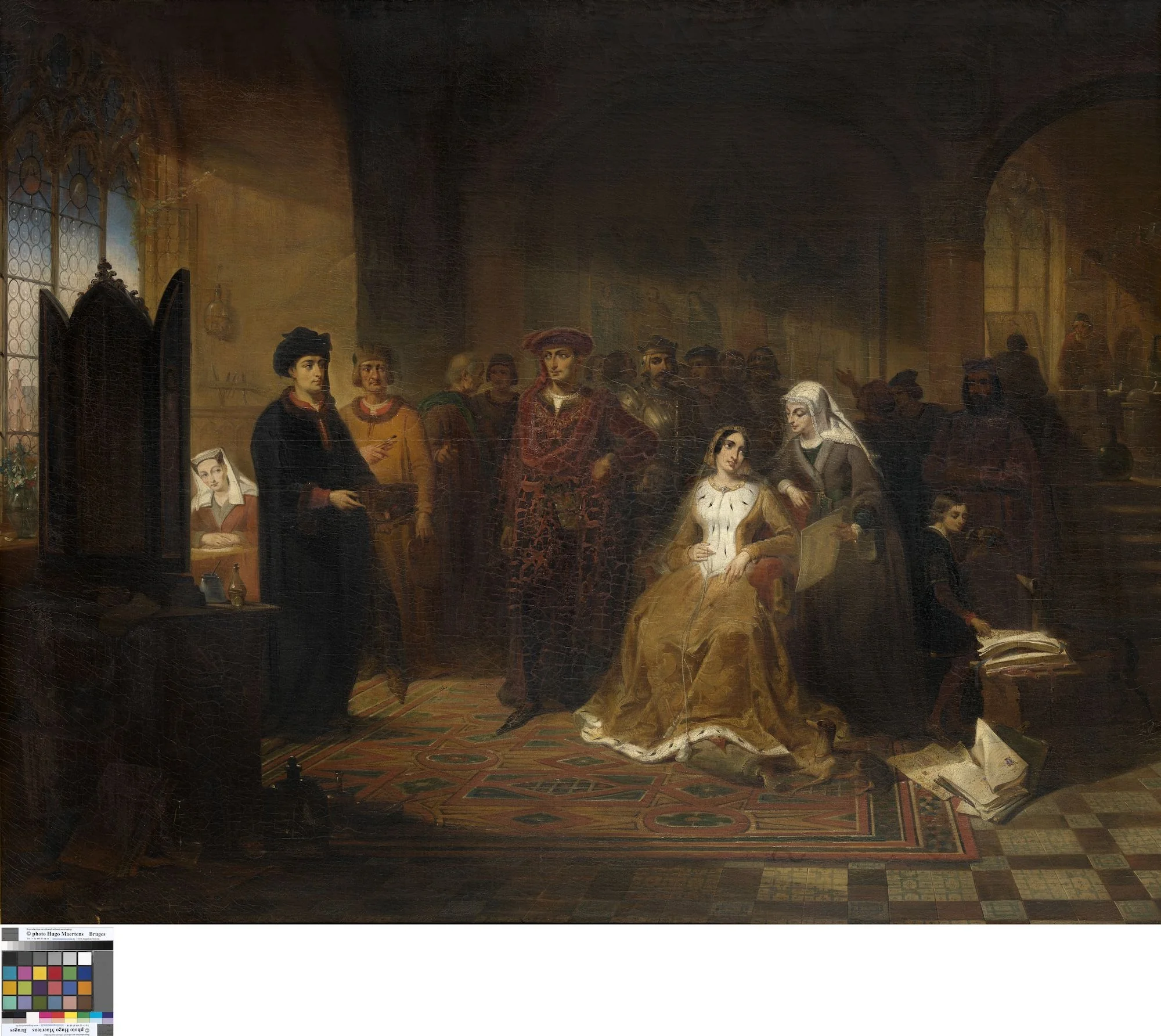 Q21674996, by Eduard Wallays, oil, 1850