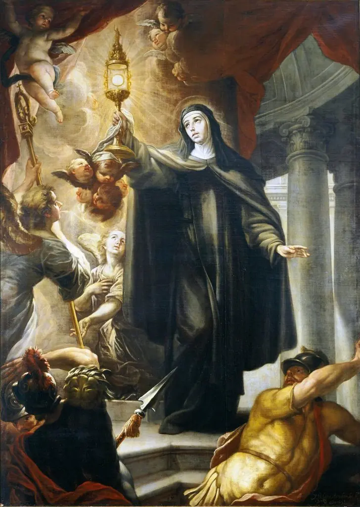 Saint Clare Driving Away the Infidels with the Eucharist