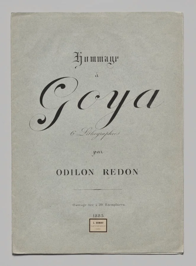 Cover, by Odilon Redon, 1885