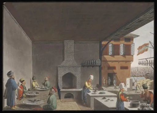 A kebab shop near the Yeni Cami