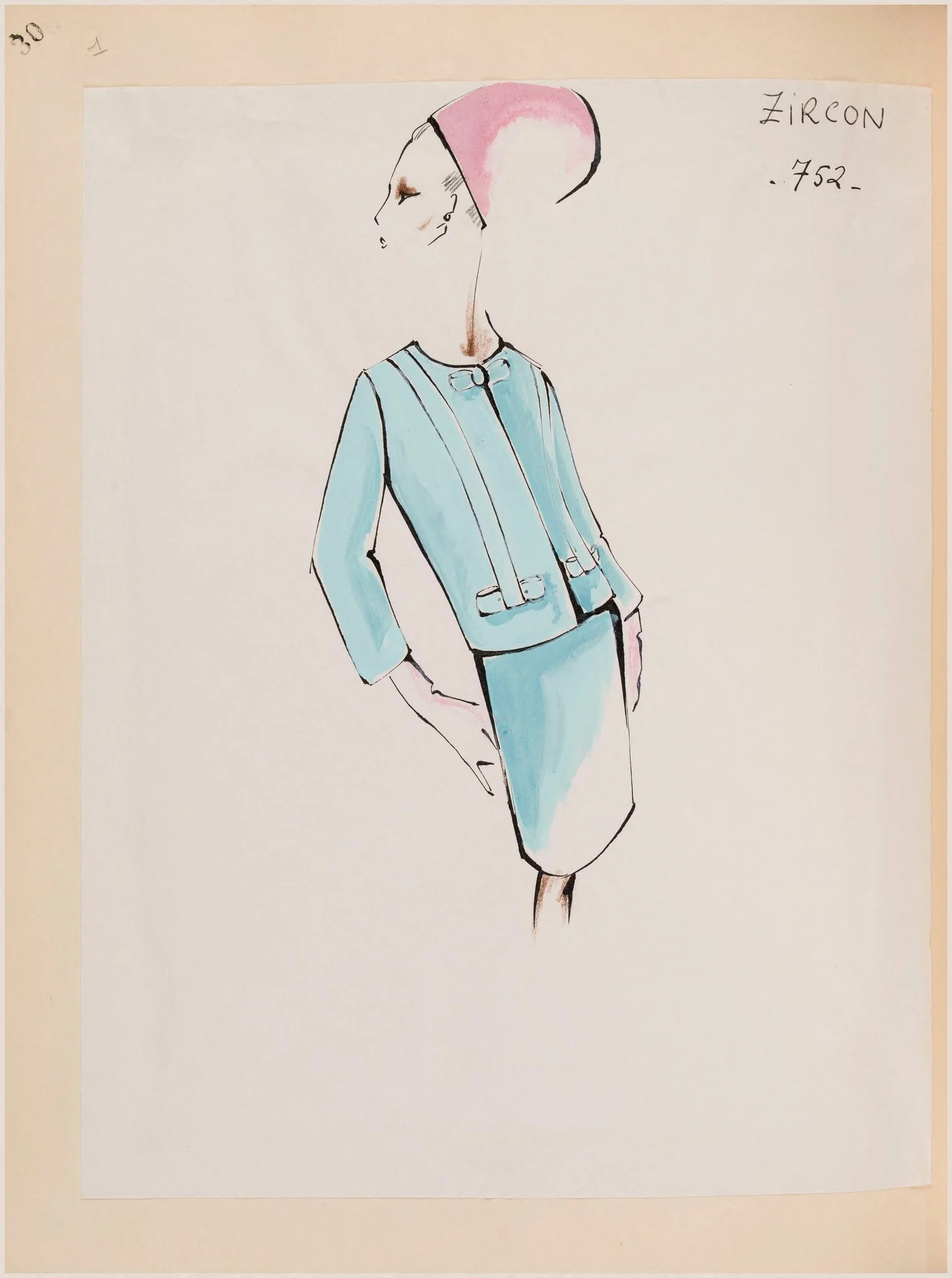 Zircon, by Marie-Louise Carven, 1965