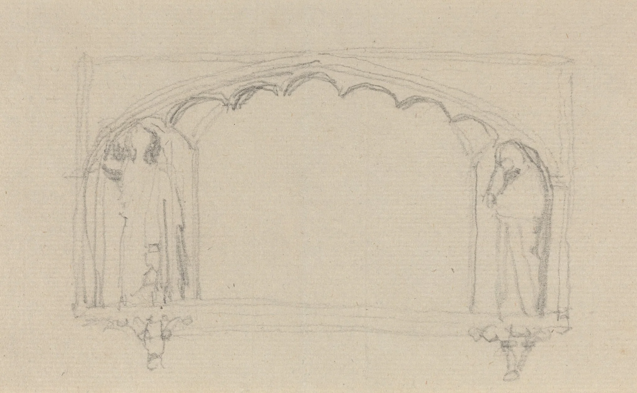 Sketch for a Gothic Monument (the Simcoe Monument?)