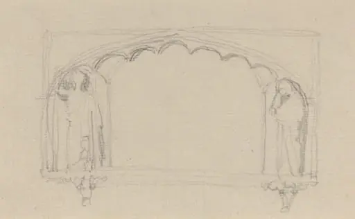 Sketch for a Gothic Monument (the Simcoe Monument?)