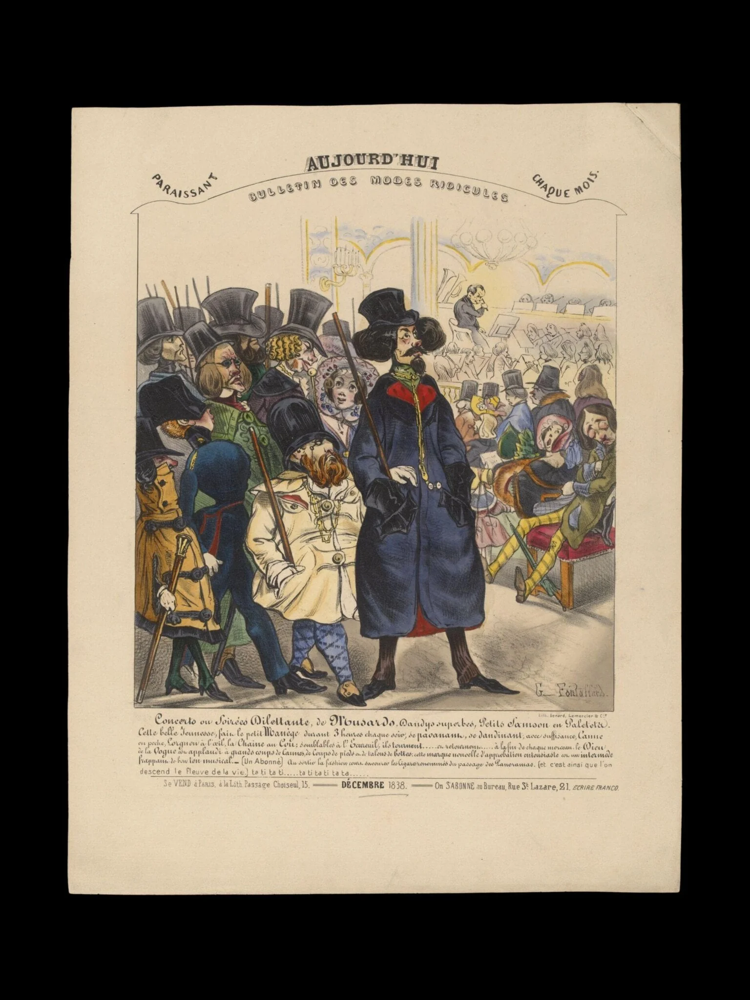 H Beard Print Collection, by G. Fontallard, 1838