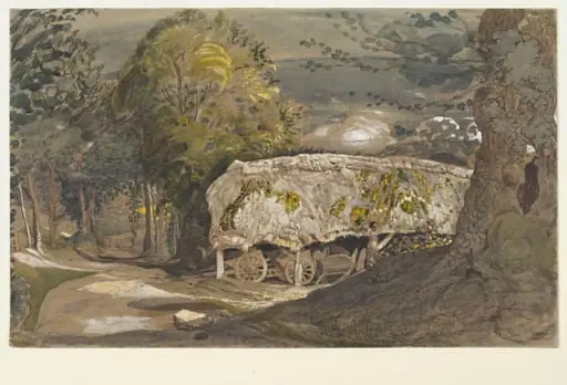 Landscape with a Barn, Shoreham, Kent