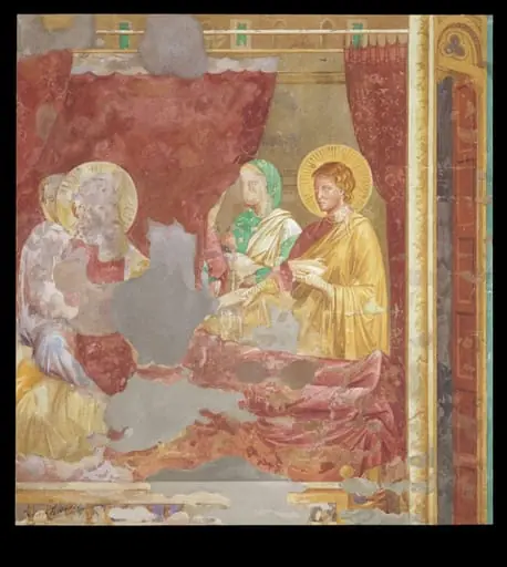 Copy after the painting Isaac blessing Jacob  attributed to the Isaac Master in the Upper Church, San Francesco, Assisi.