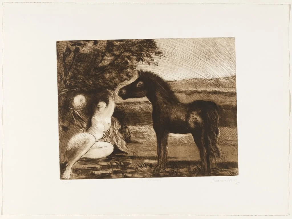 Untitled, by Francisco Corzas, ink, 1972