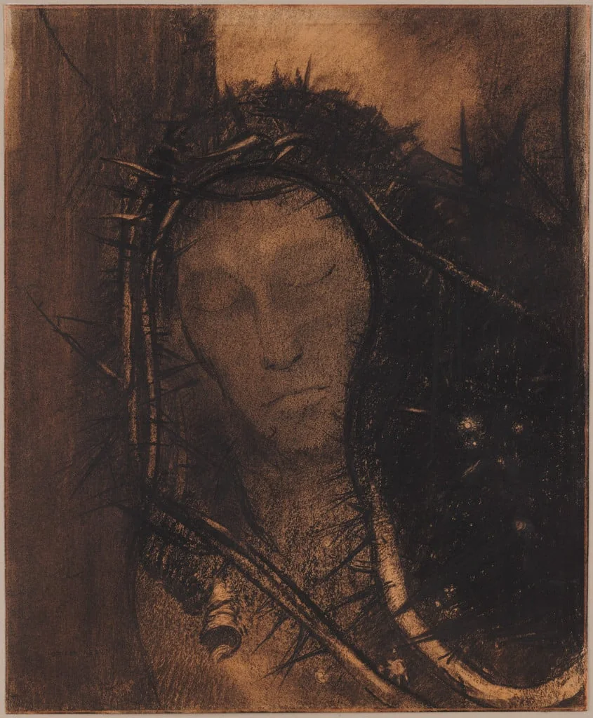 Untitled, by Odilon Redon, pastel, 1895