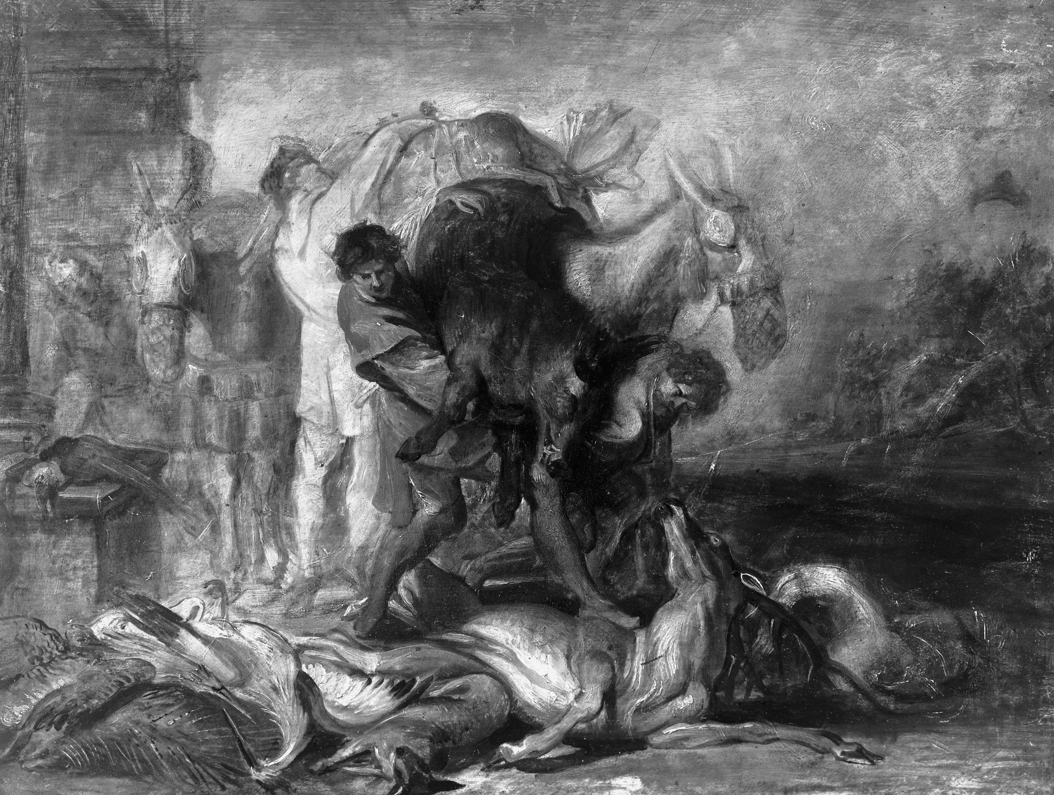 The prey, by Anthony van Dyck, paint, 1630