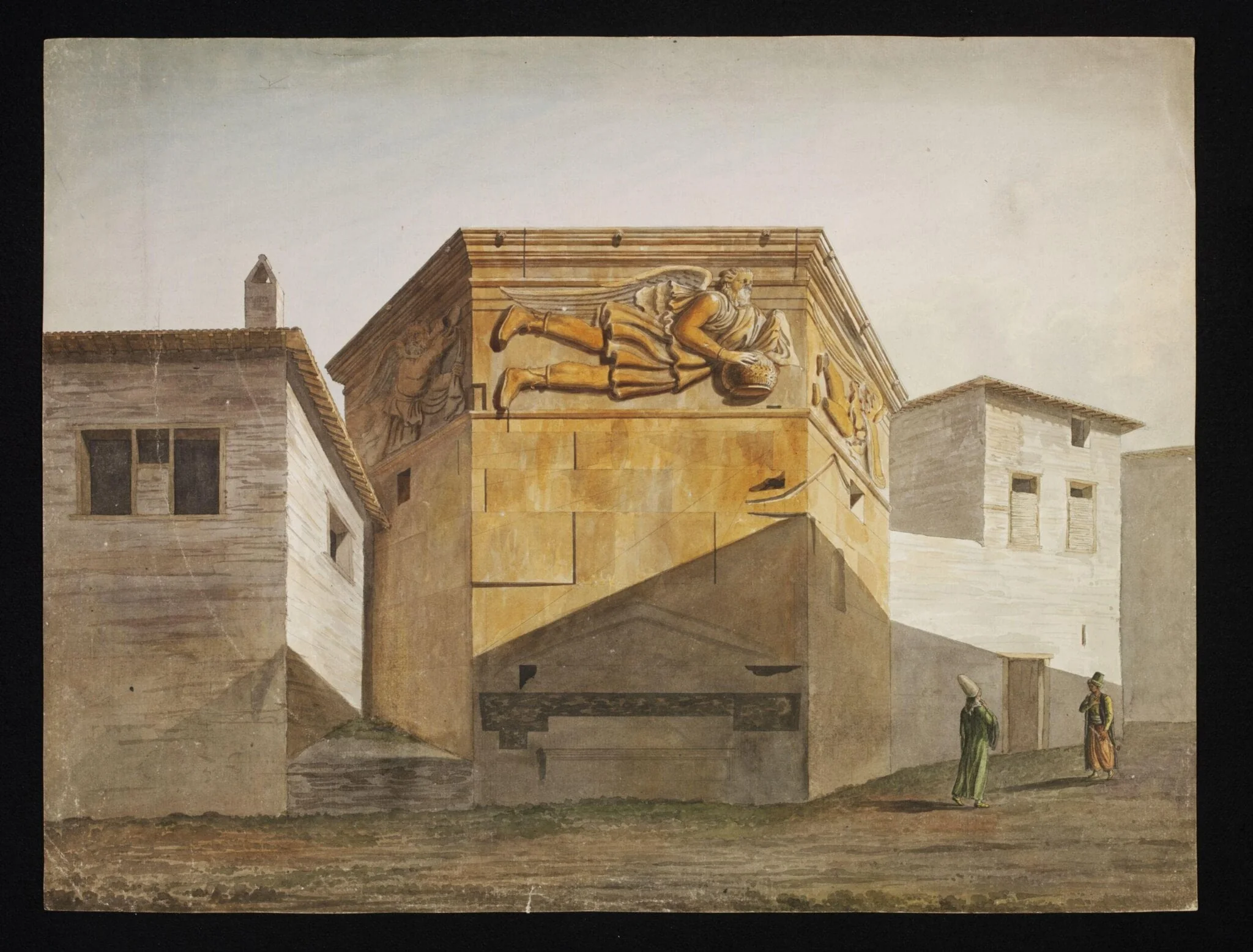 N.West View of the Tower of the Winds [Athens],