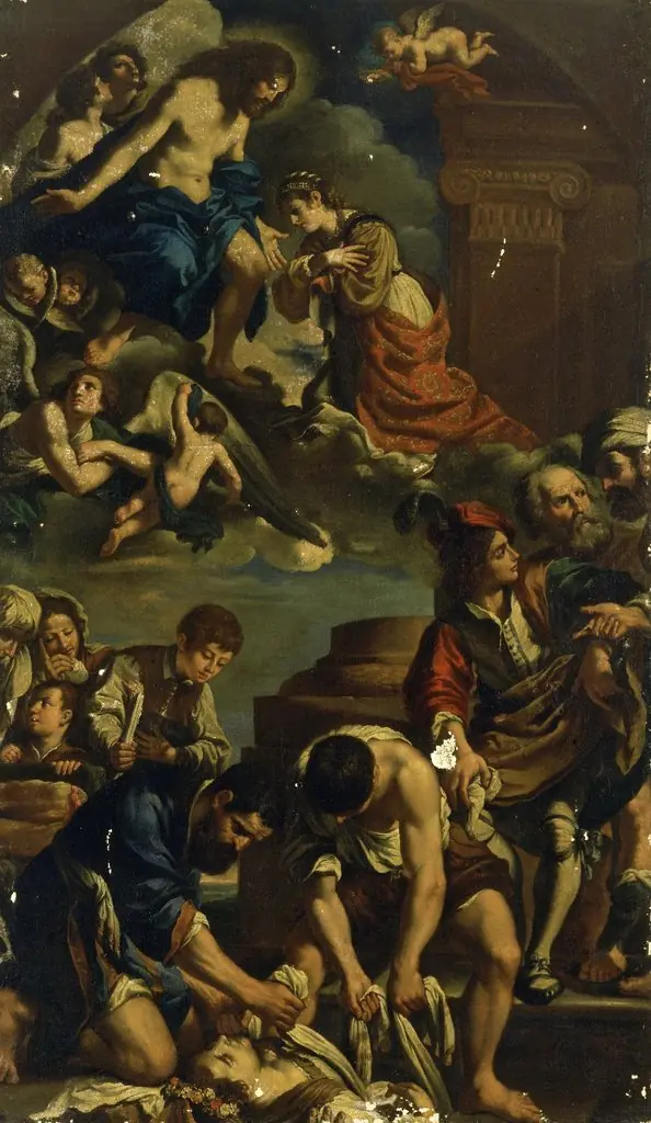 Burial of St Petronilla