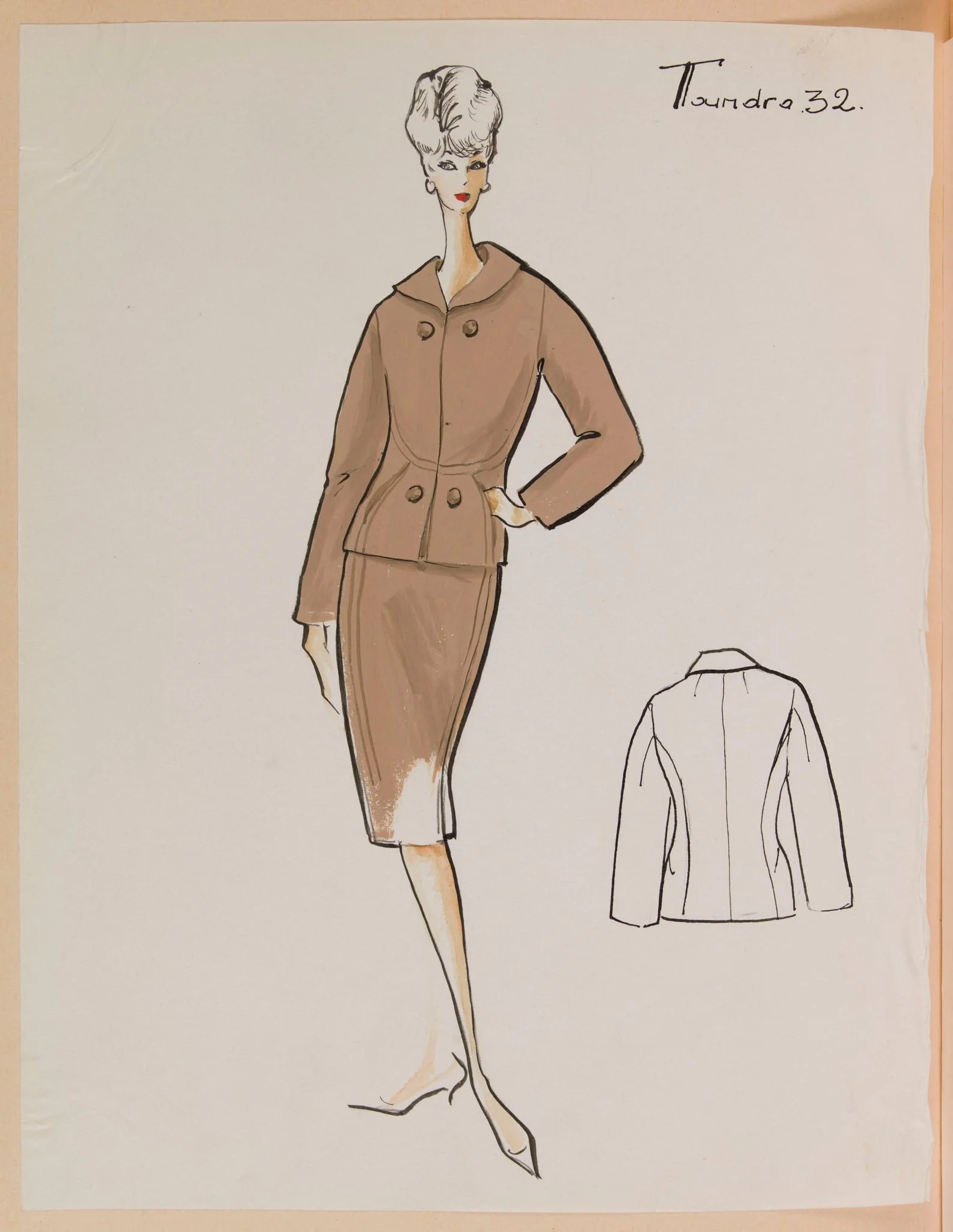 Toundra, by Carven, 1958
