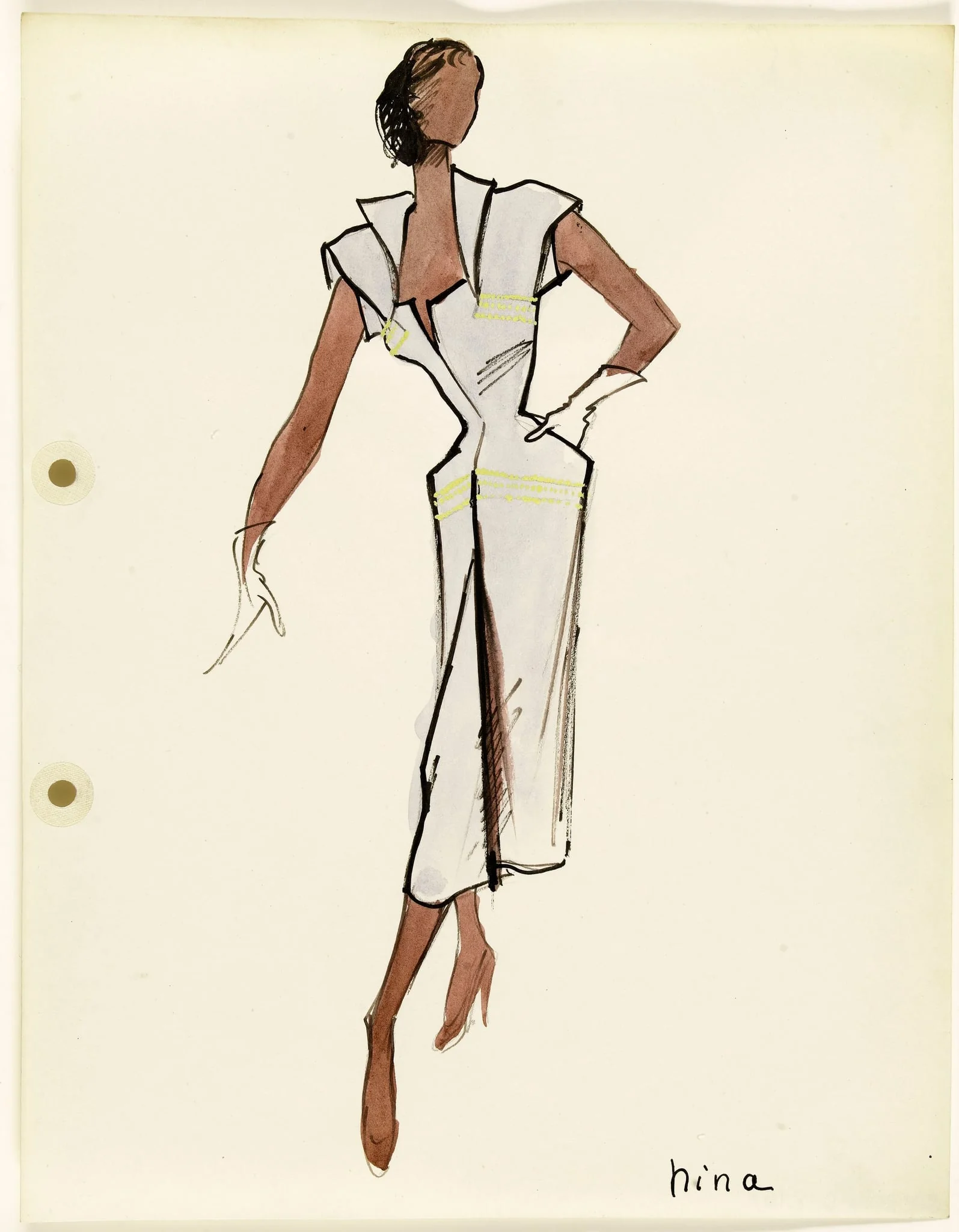 'Nina', by Marie-Louise Carven, 1951
