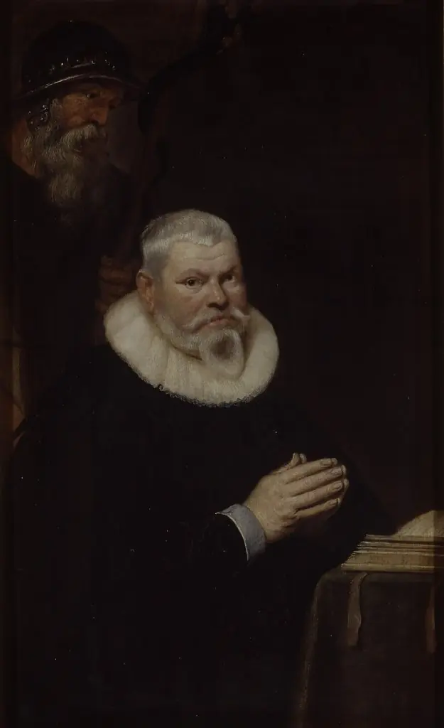 Portrait of Willem van Meerbeeck with Saint William of Aquitaine