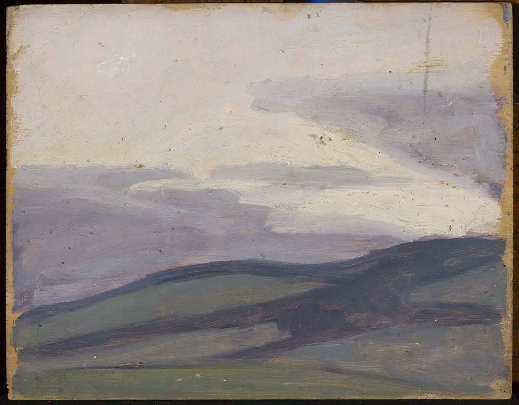Submontane landscape