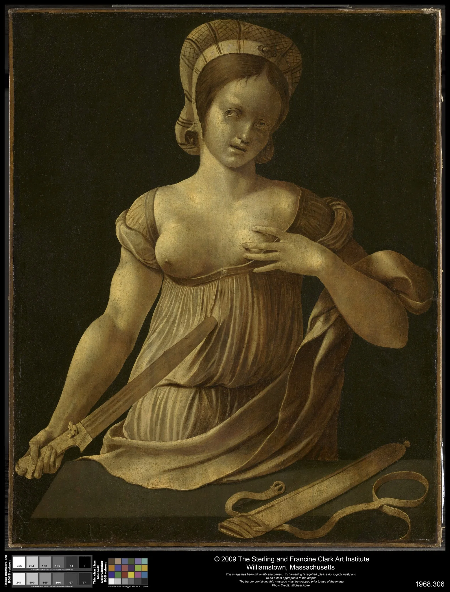 Lucretia, by Unknown, unspecified, 1532