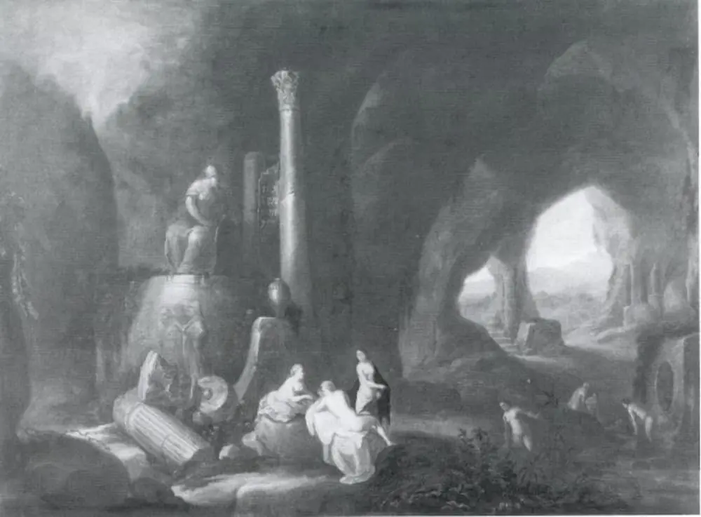 Nymphs in a Cave with Antique Ruins