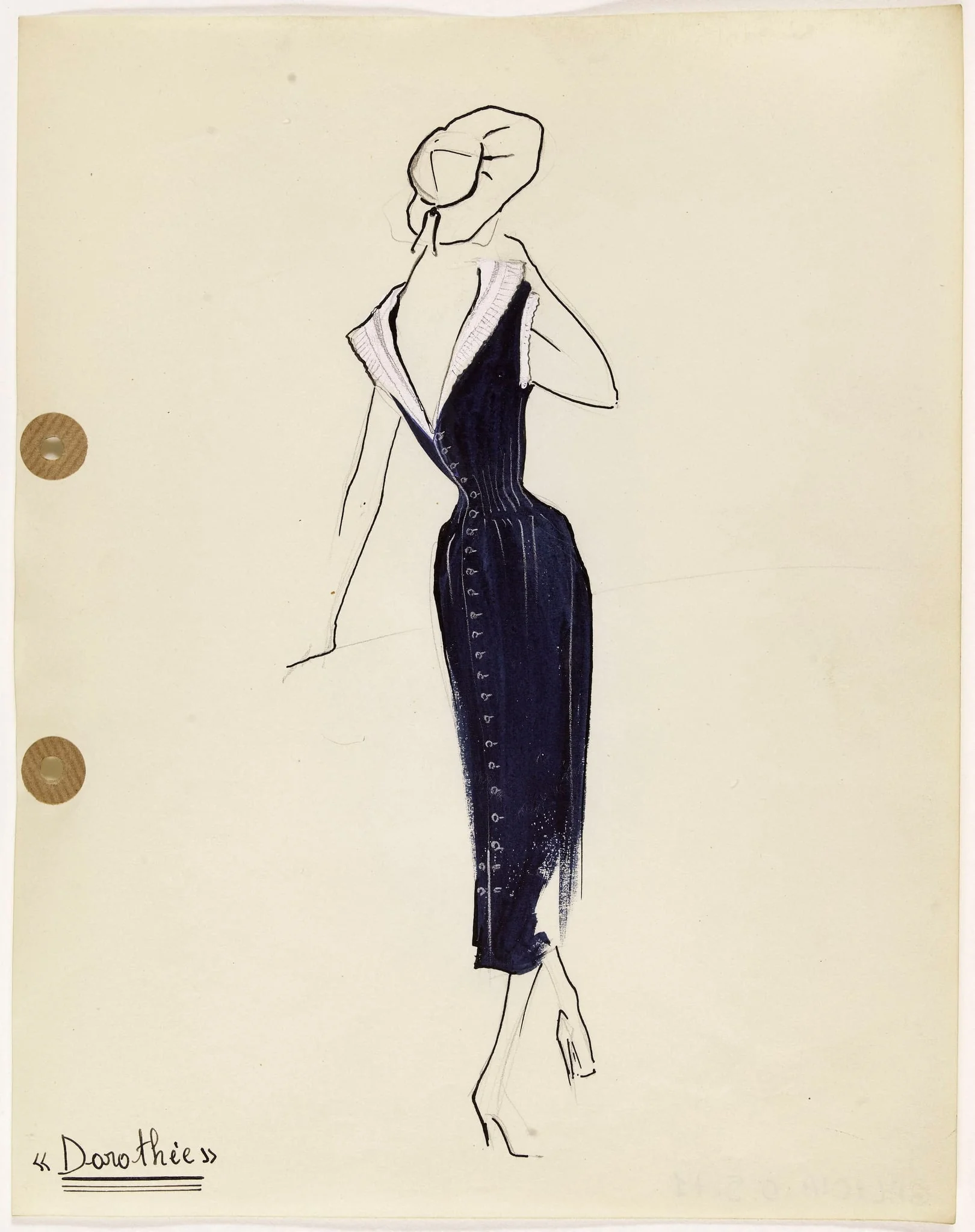 'Dorothée', by Marie-Louise Carven, 1949