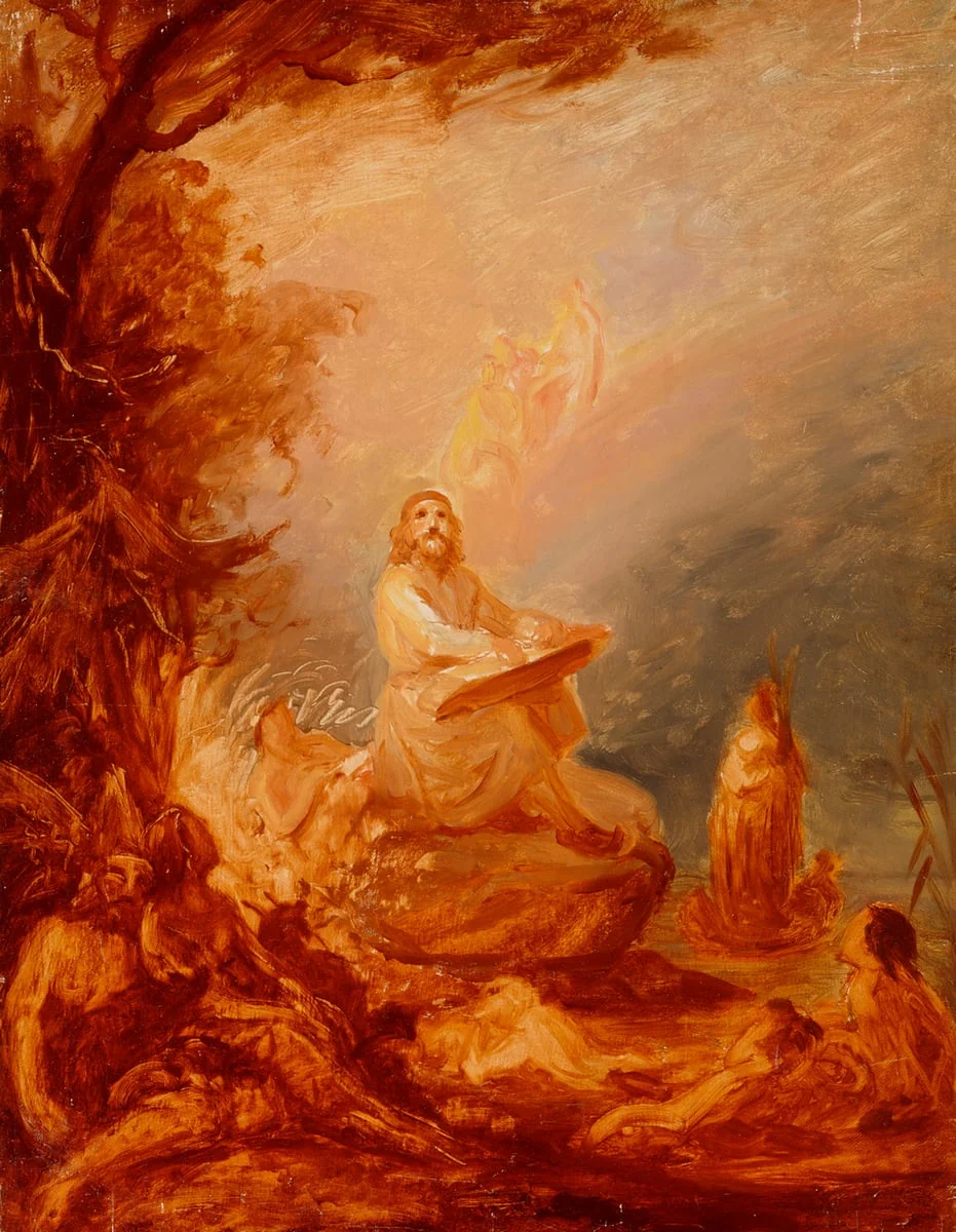 Väinämöisen soitto, luonnos, by Robert Wilhelm Ekman, unspecified
