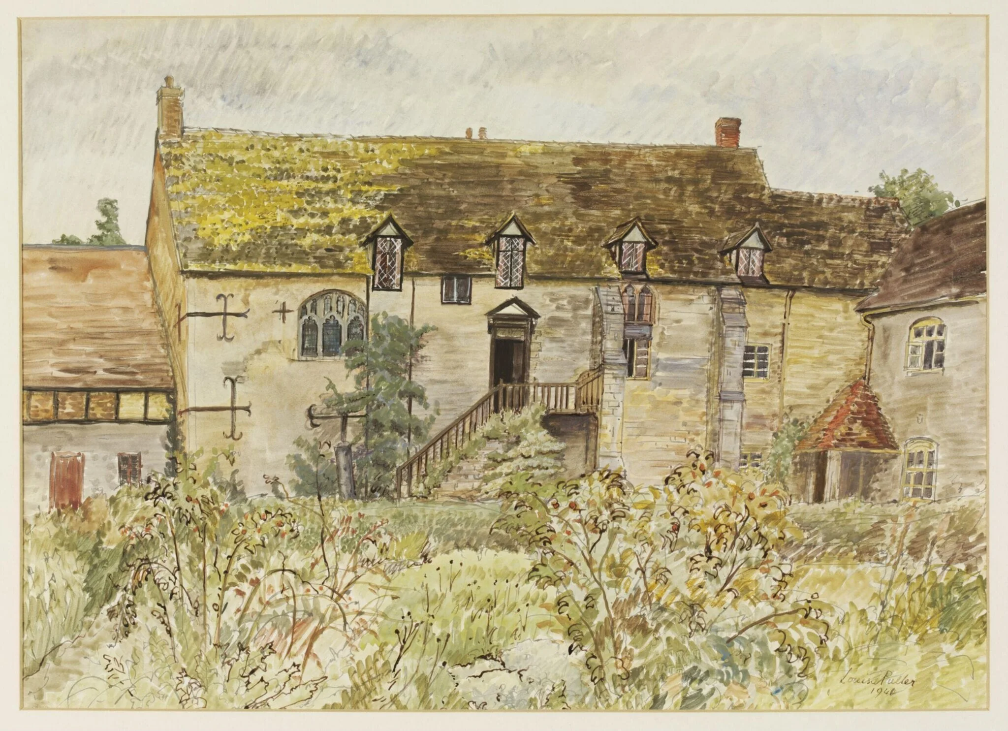 Grange Farm, The Abbot's House, Wigmore Abbey remains