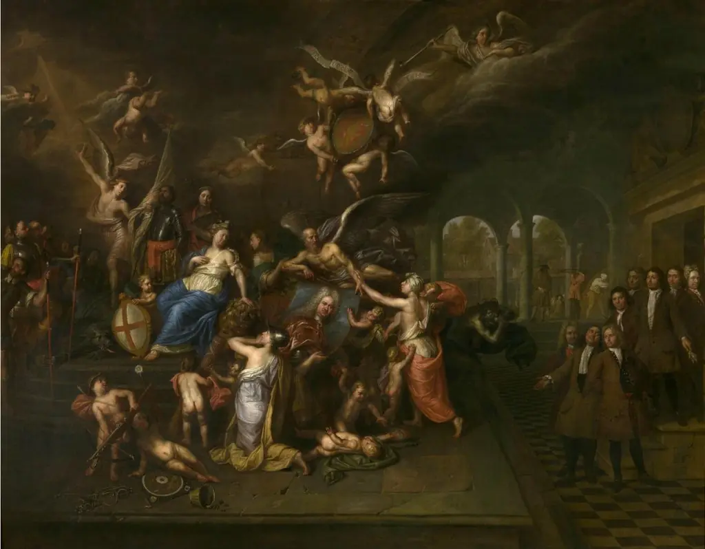 The Guild of the Crossbow Venerates the Portrait of Headman Jan Karel de Cordes