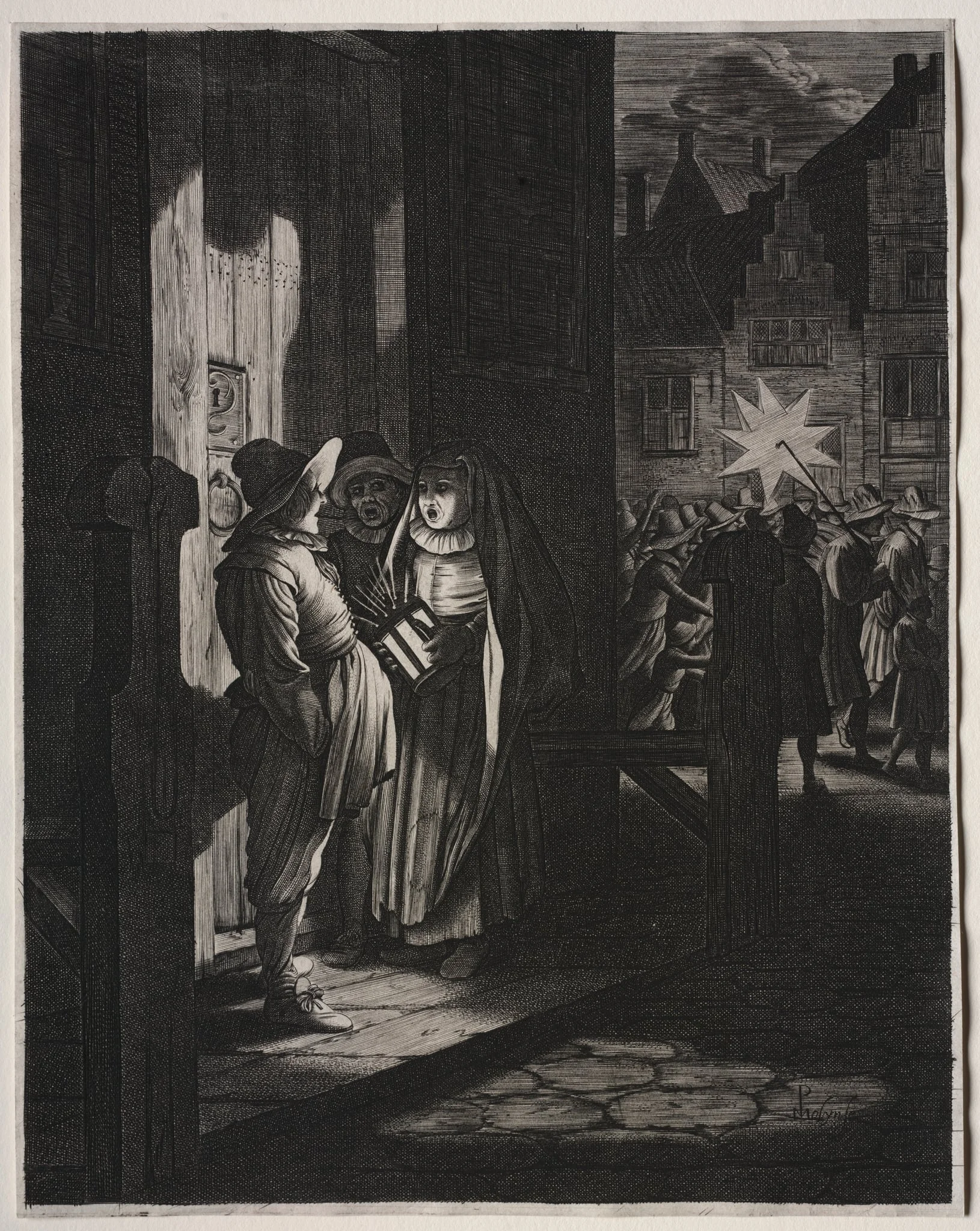 Star of Kings,  A Night Piece, by Jan Jansz van de Velde, 1630