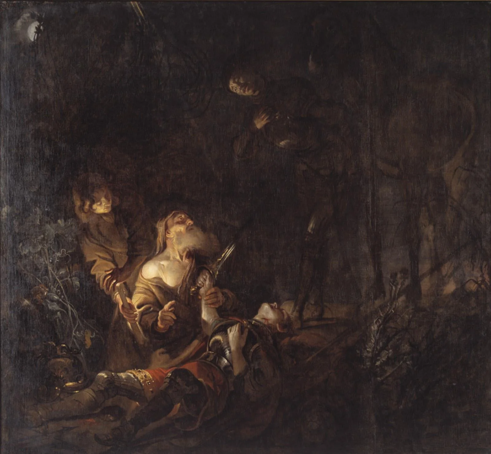 Prins Svens lig bliver fundet, by Unknown, 1650