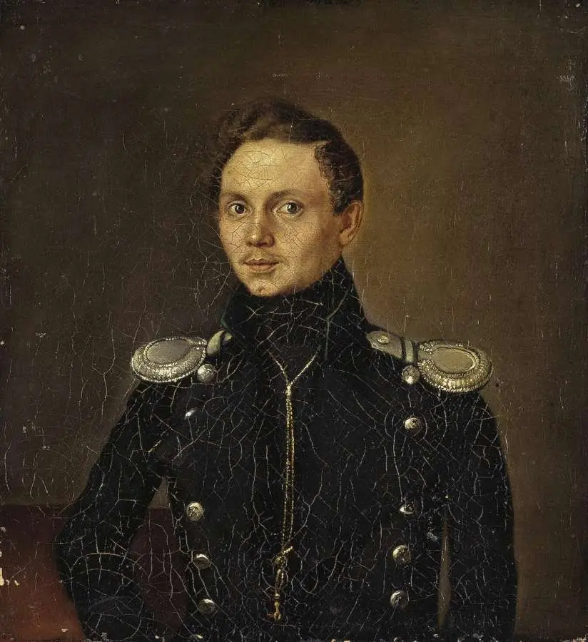 Portrait of Mikhail Lermontov