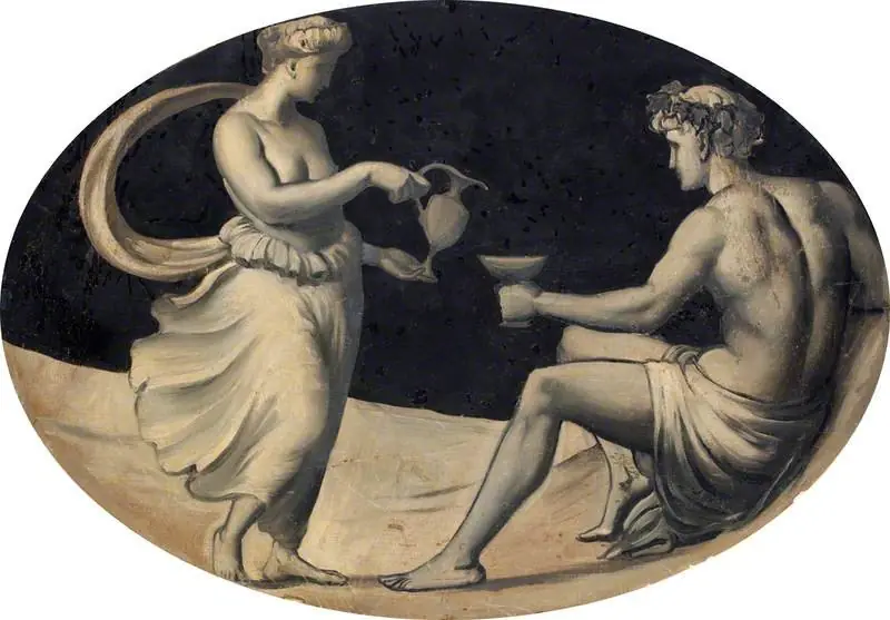 Libation (decorative panel)