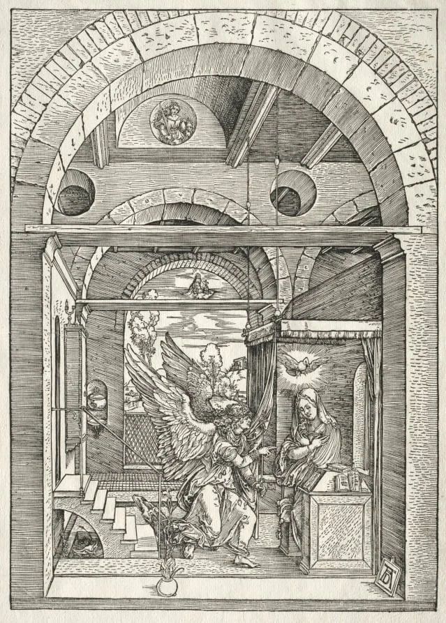Life of the Virgin:  The Annunciation, by Albrecht Dürer, 1504