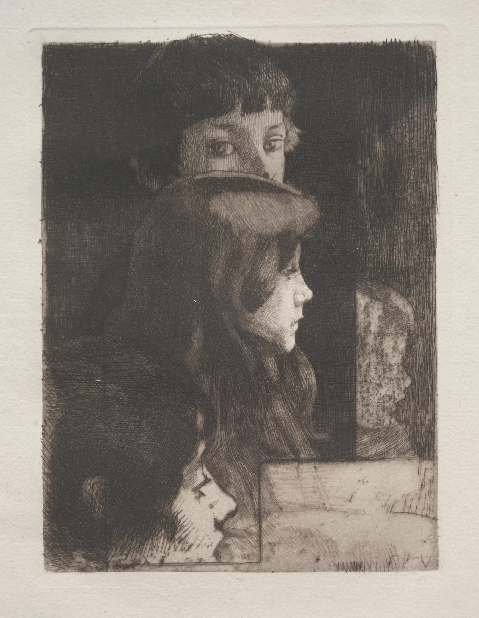 Study of Heads, by Paul-Albert Besnard, 1899