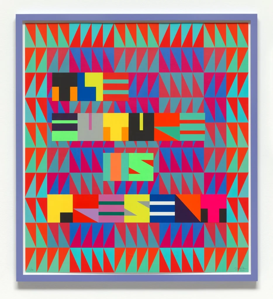 Untitled, by Jeffrey Gibson, ink, 2019