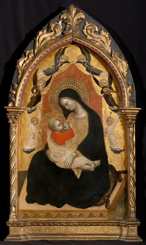 Virgin and Child with Music-Making Angels