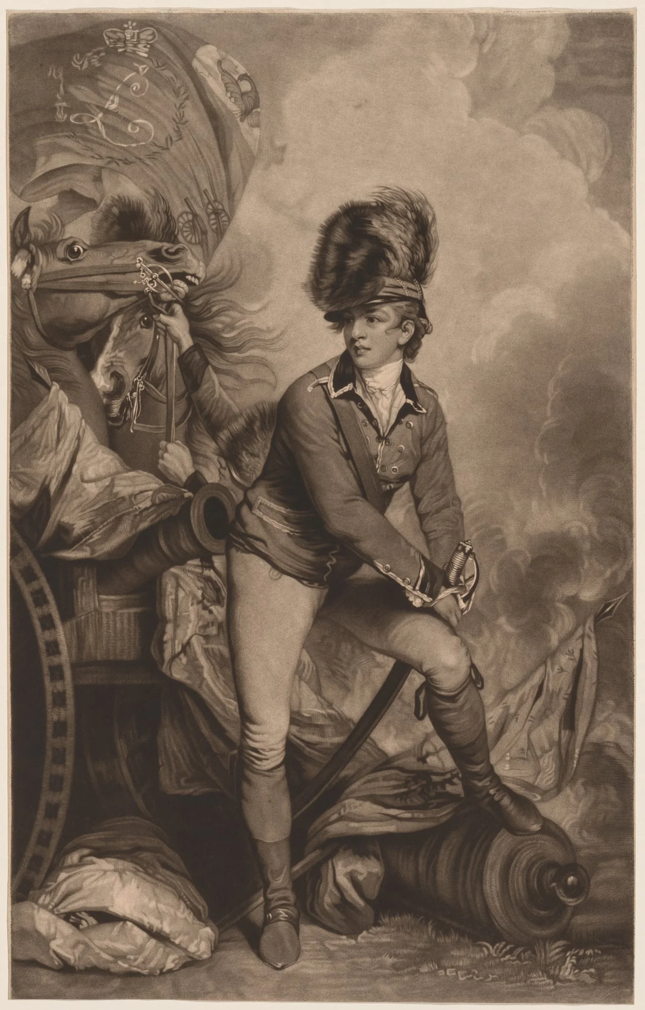 Lt. Col. Tarleton, by John Raphael Smith, 1782