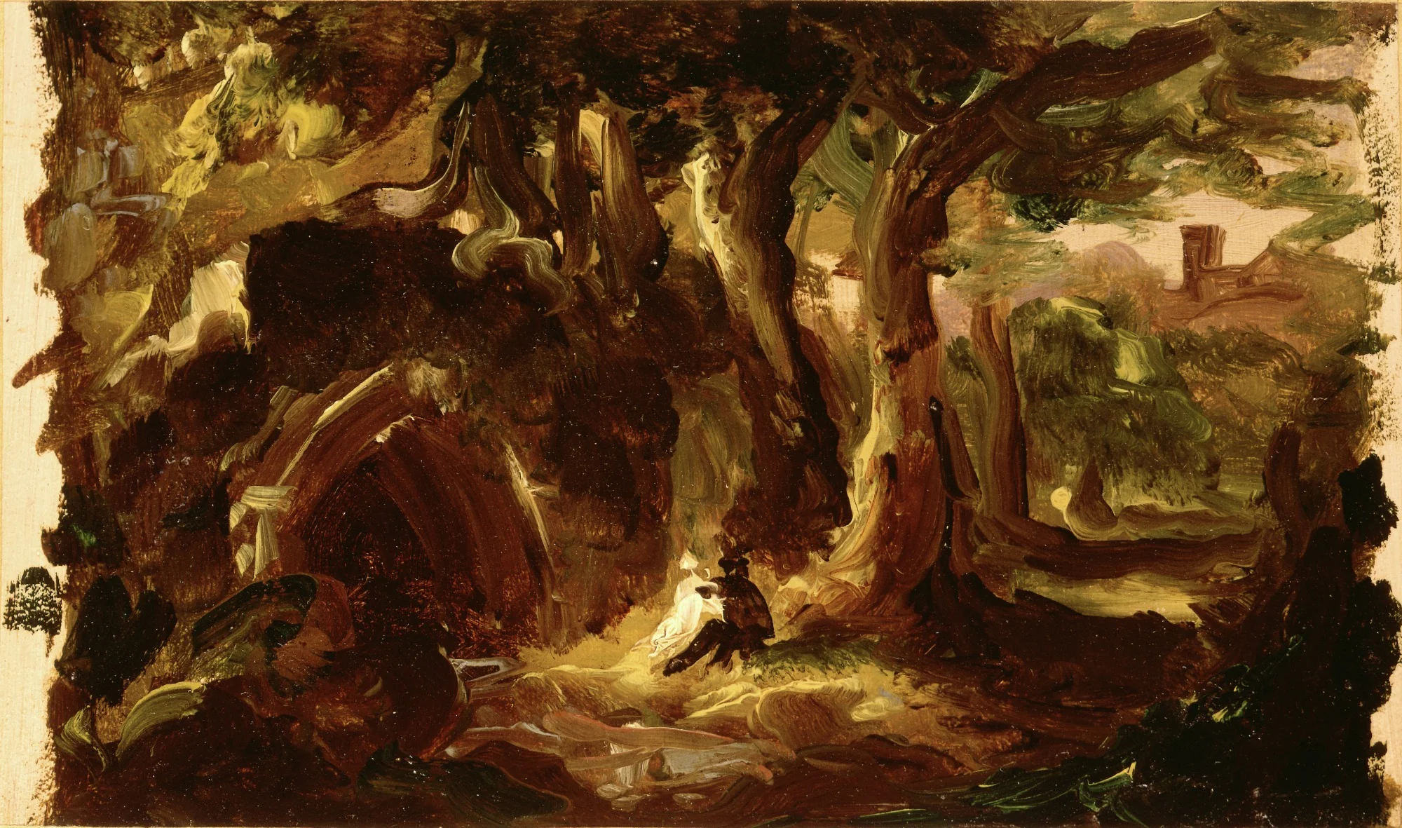 Wooded Landscape with Figures