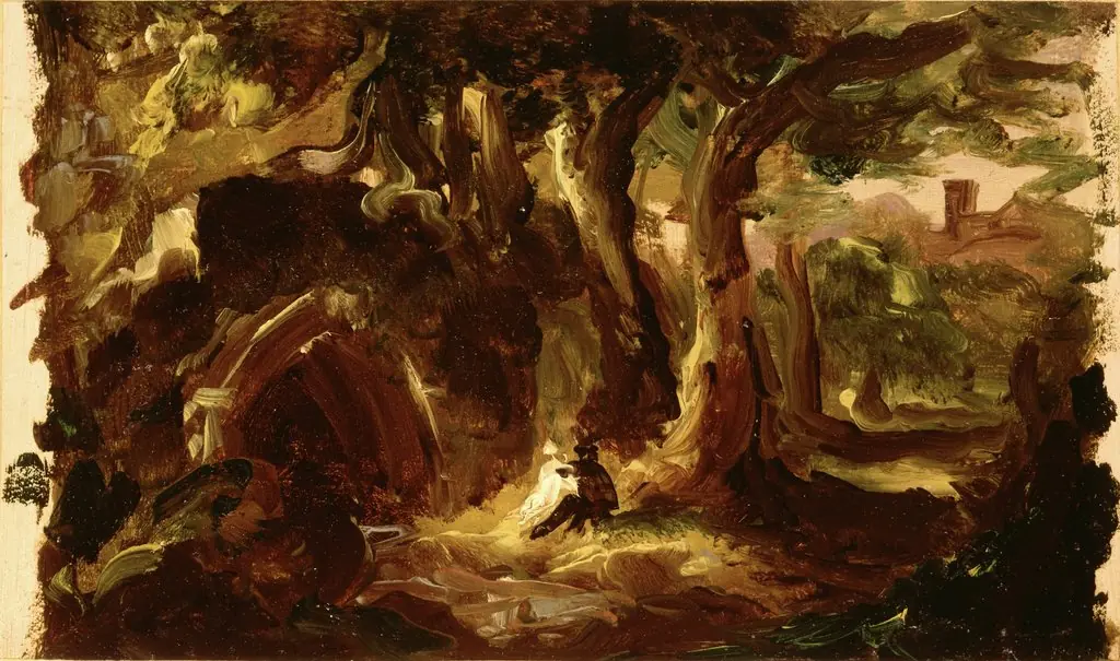 Wooded Landscape with Figures