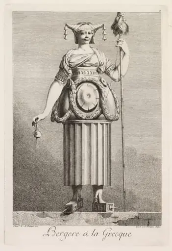 Shepherdess in the Greek Style, Plate 4