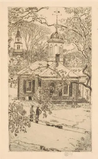 Rainy Day, Williamsburg, Virginia