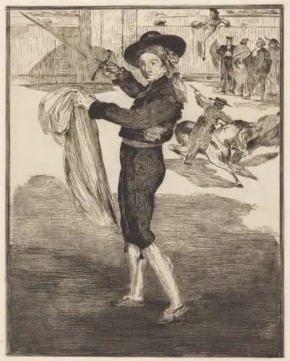 Mlle. Victorine in the Costume of an "Espada"(L'espada)
